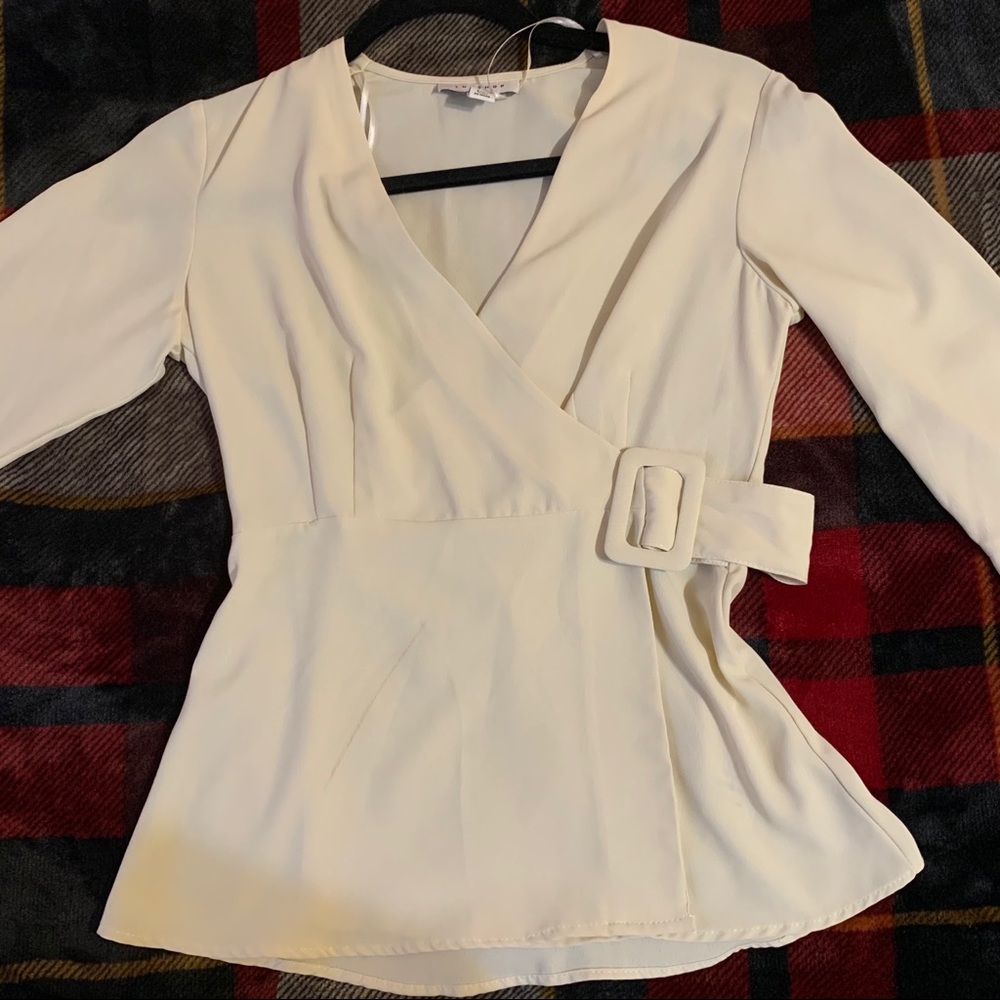 Brand new Topshop beige top